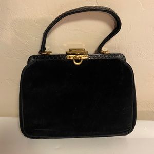 Vintage Morris Moskowitz Velvet Evening Bag